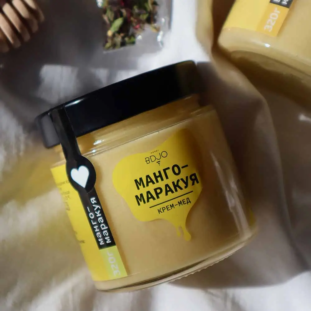Мед BDJO Манго-маракуя 170 г - фото 4