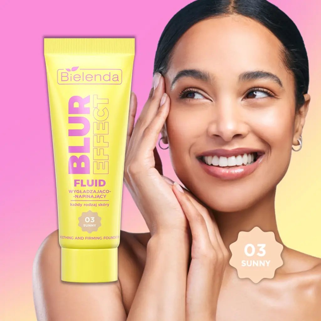 Розгладжуючий і підтягуючий флюїд Bielenda Blur Effect Fluid 03 сонячний бежевий 30 г - фото 2