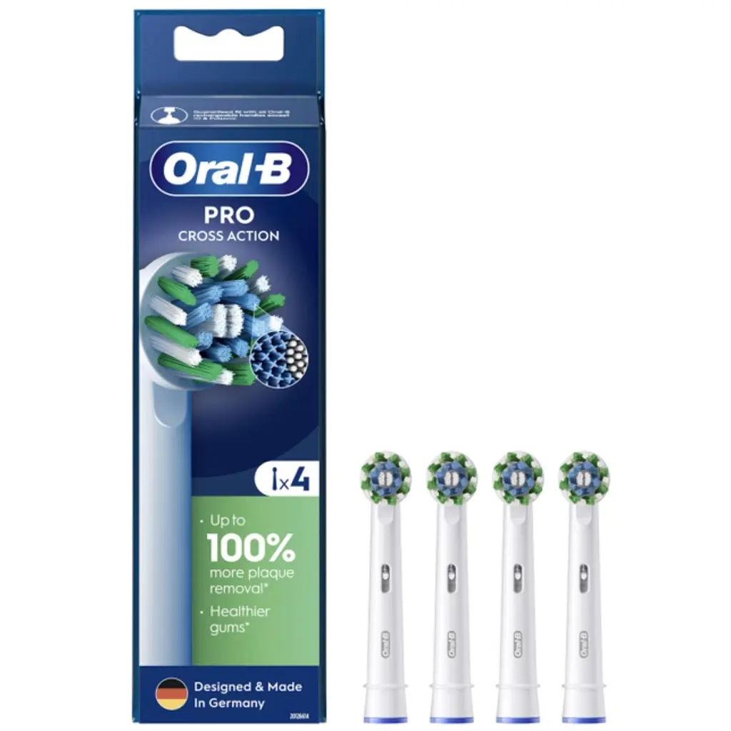 Насадка для зубної щітки Oral-B Cross Action EB50RX 4 шт (8006540847770)