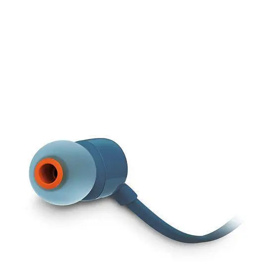 Навушники JBL T110 In-ear Mic Blue (JBLT110BLU) - фото 3