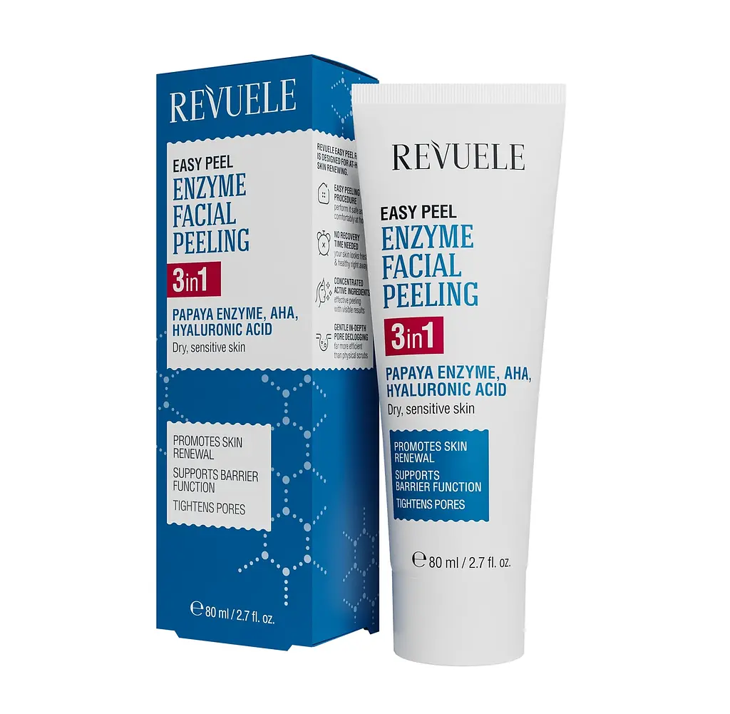 Энзимный пилинг для лица EASY PEEL 3в1 Revuele 80 мл - фото 2