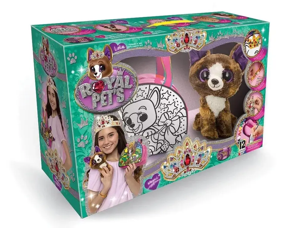 Набір креативної творчості Royal Pet’s, RP-01-01-01U/02U/03U/07U, сумочка з собачкою (В асортименті) - фото 2