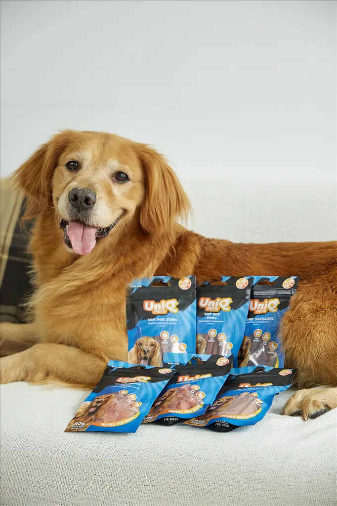 Ласощі для собак UniQ PETS М'які смужки з м'яса кролика 80 г - фото 4