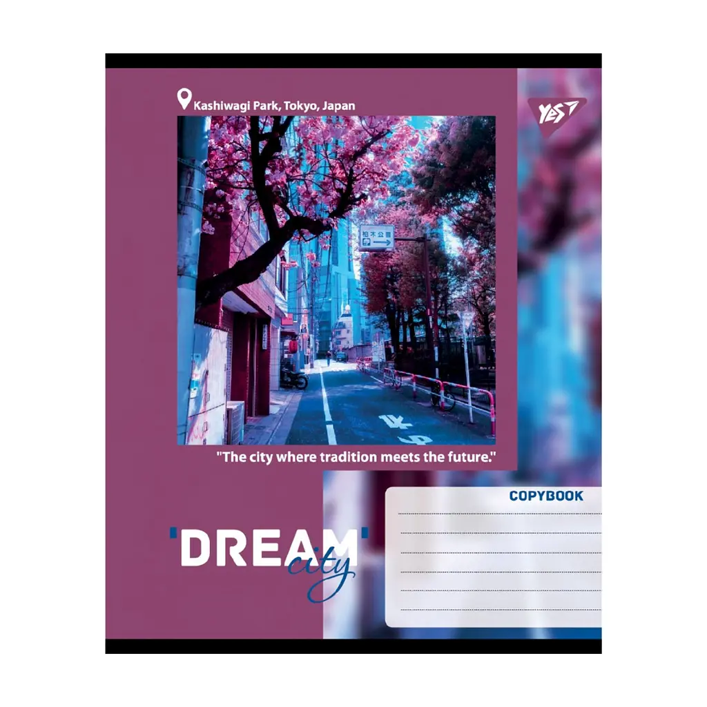 Зошит Yes Dream City А5 96 аркушів лінія (767708), в асортименті - фото 4