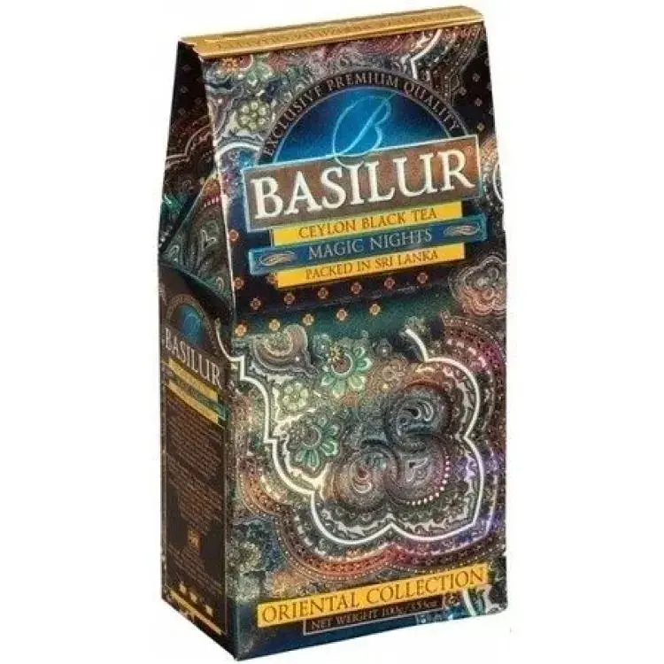 Чорний чай Basilur Магія ночі картон 100 г