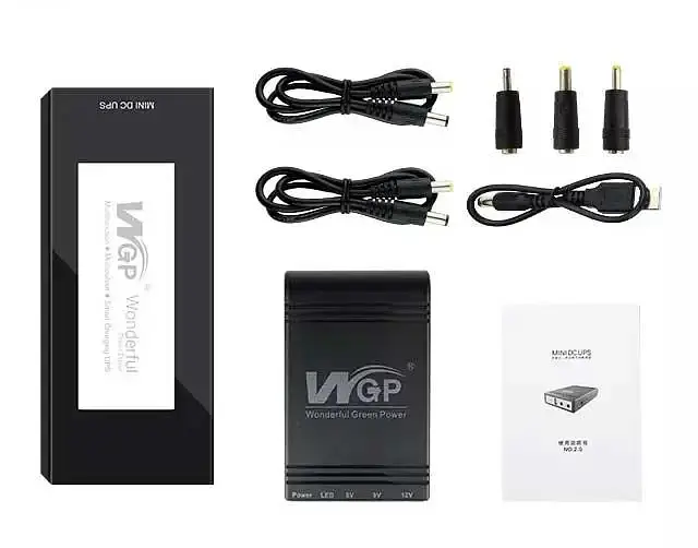 Джерело безперебійного живлення Xoko WGP 8800mAh 5-12V (XK-WGP-8800) Чорний - фото 10