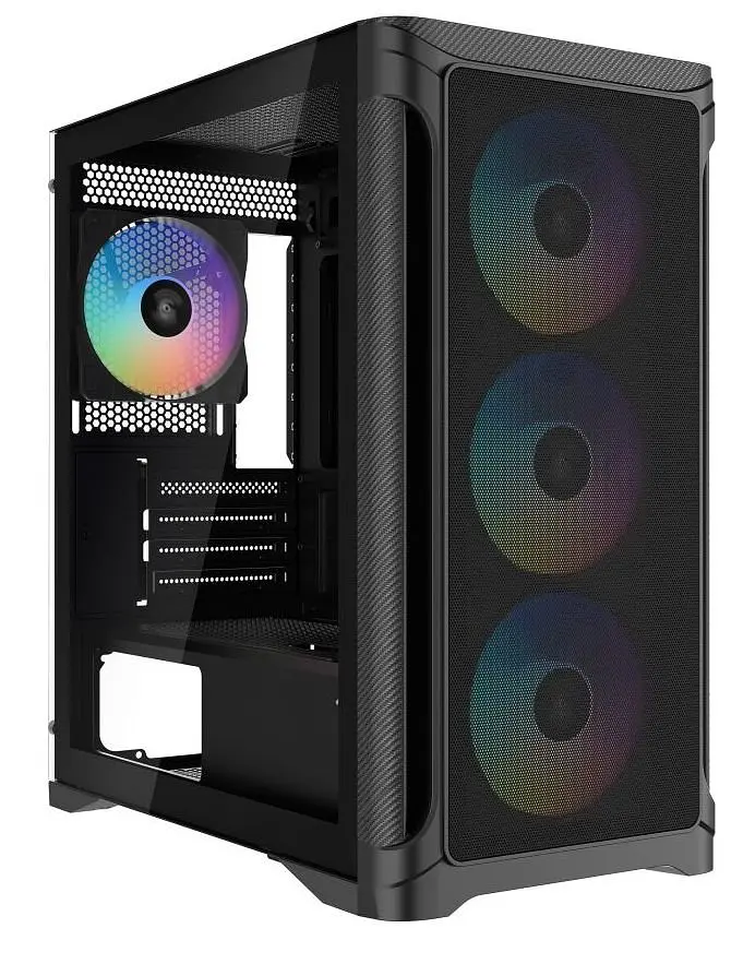 Корпус SAMA S31 без БЖ (S31-BKMMA4X1-GL) Black