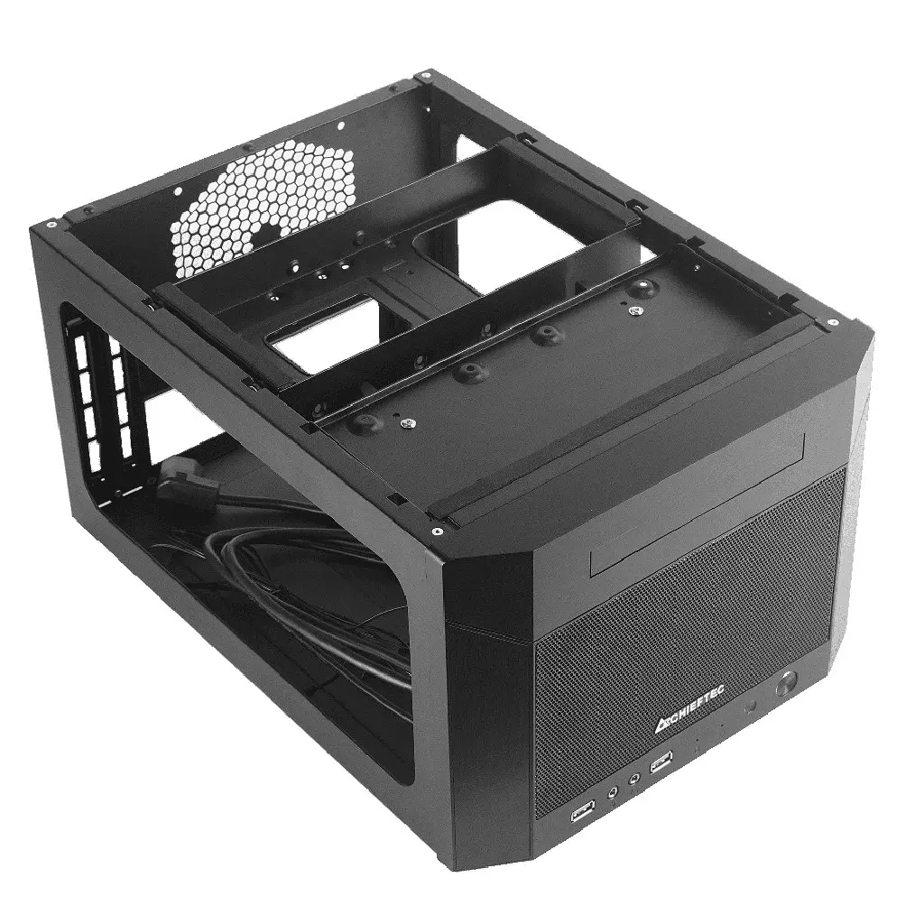 Корпус Chieftec PRO CUBE MINI CN-01B-OP miniITX, без Блок живлення, Чорний - фото 8