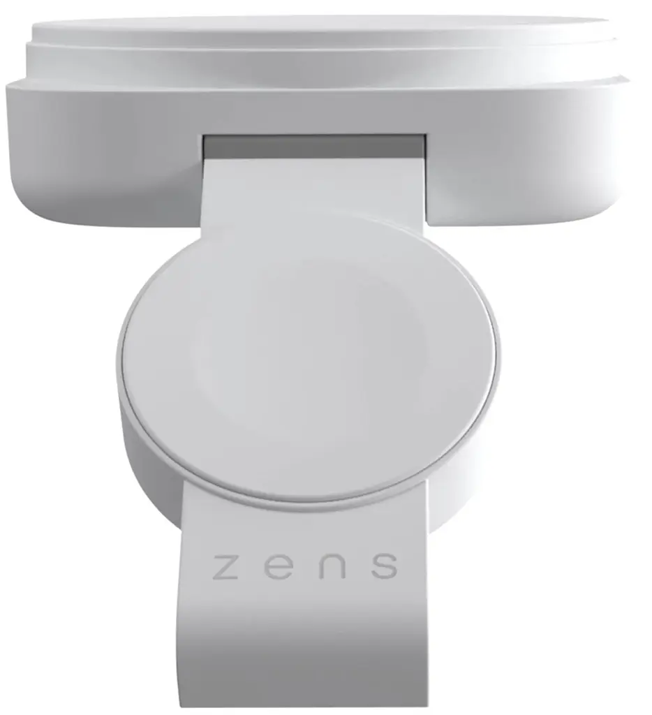 Бездротовий зарядний пристрій Zens 2-in-1 MagSafe + Watch Travel Charger White (ZEDC24W/00) - фото 4