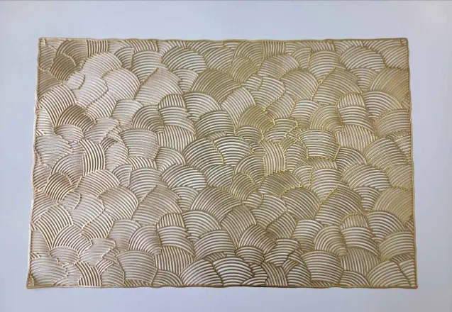 Підтарільник 30x45 см "Рибка", золотий