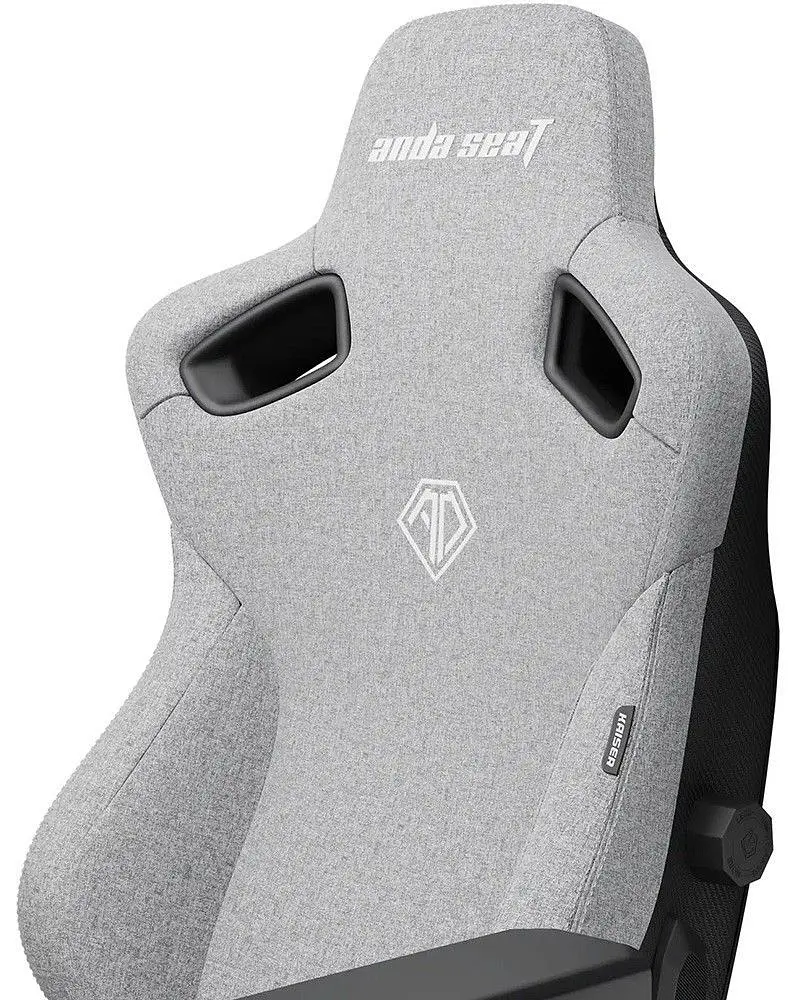 Кресло для геймеров Anda Seat Kaiser 3 Size L Fabric Grey (AD12YDC-L-01-G-PV/F) - фото 6