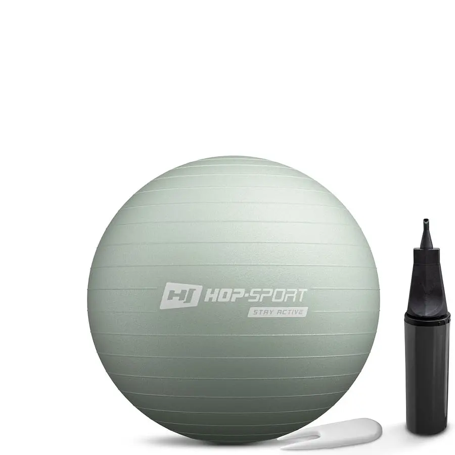 Фітбол Hop-Sport 45см шавлієвий + насос - фото 7