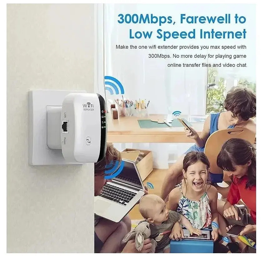 Усилитель сигнала Wi-Fi ретранслятор, репитер Voltronic Repiter 300M MT02 2,4ГГц - фото 8