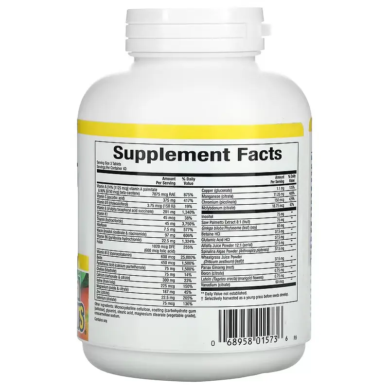 Витамины для возраста 50+ Men's 50+ 120 Tablets Natural Factors vit0006236 - фото 2