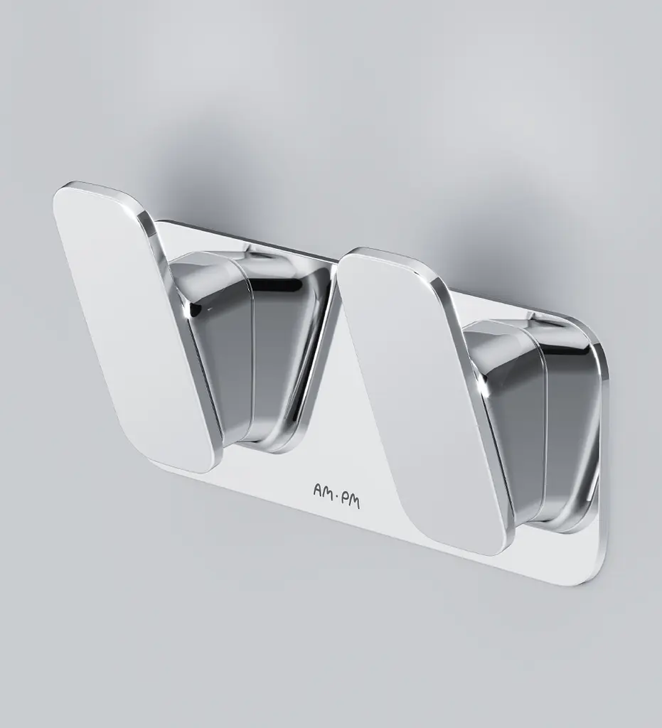 Подвійний гачок для рушників Am.Pm Inspire 2.0 хром A50A35600, Хром - фото 3