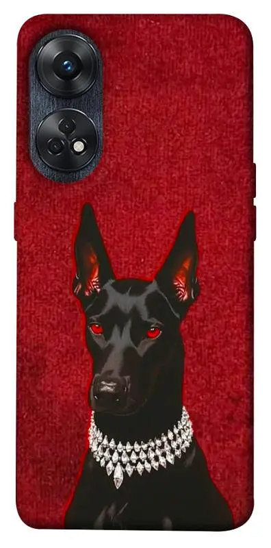 TPU чохол Demsky Premium doberman для Oppo Reno 8 T 4G