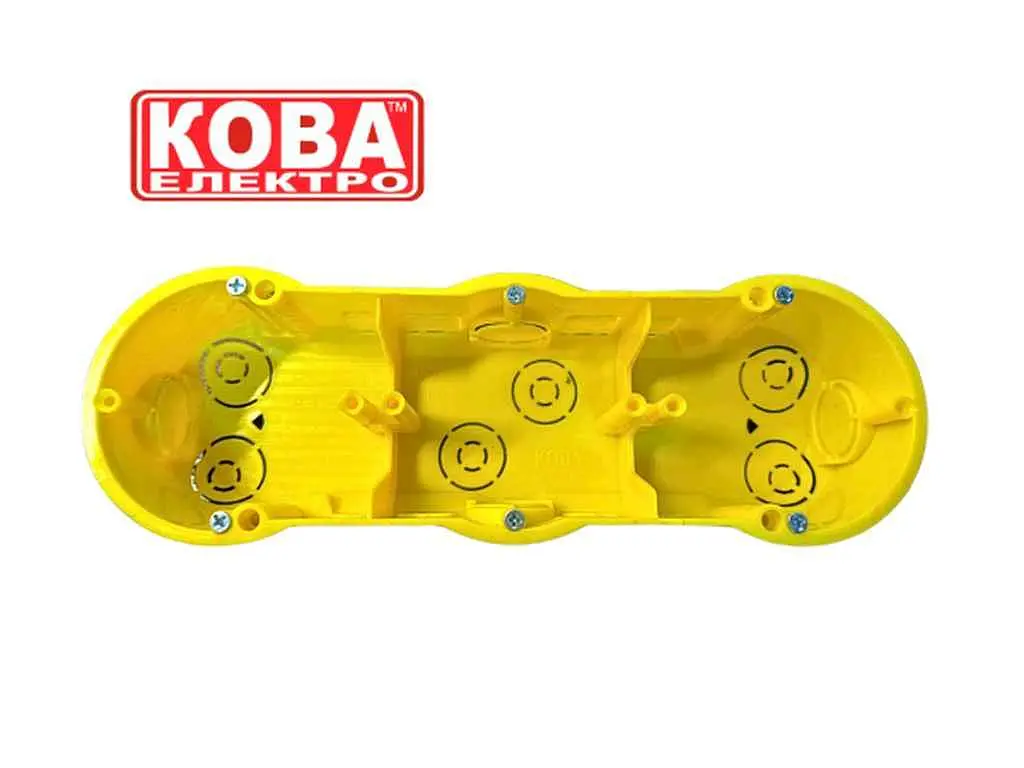 Коробка установча КОВА 60мм х 60мм РК-3*60 (бетон) - фото 3