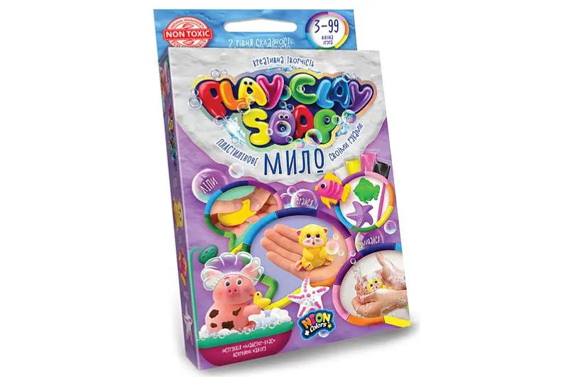 Набір для творчості PCS-02-01U,02U,03U,04U "Пластилінове Мило "PLAY CLAY SOAP" малий DANKO - фото 5