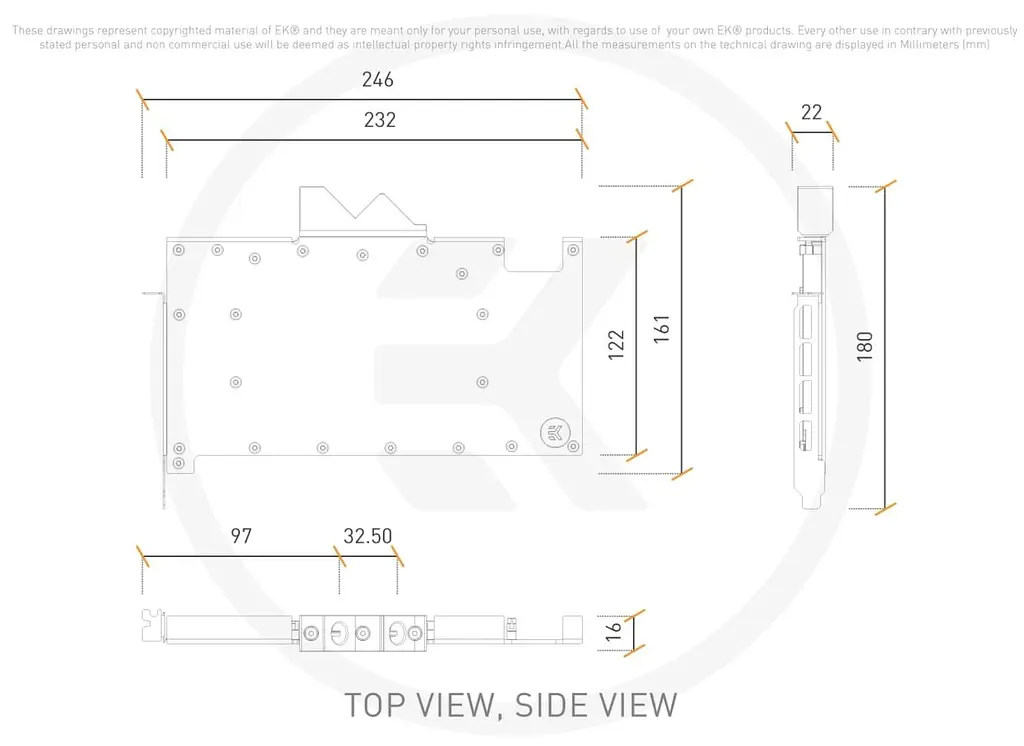 Водоблок EKWB Ek-Pro GPU WB Zotac RTX 4090 Alu BB Kit - фото 5