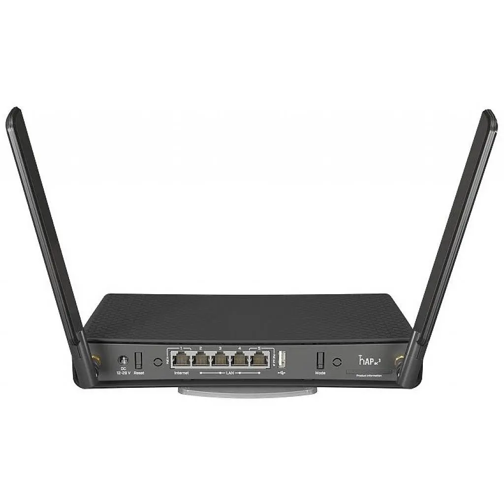 Маршрутизатор Mikrotik hAP ac³ (RBD53iG-5HacD2HnD), 2.4 GHz 802.11b/g/n dual-chain, 5 GHz 802.11a/n/ - фото 3