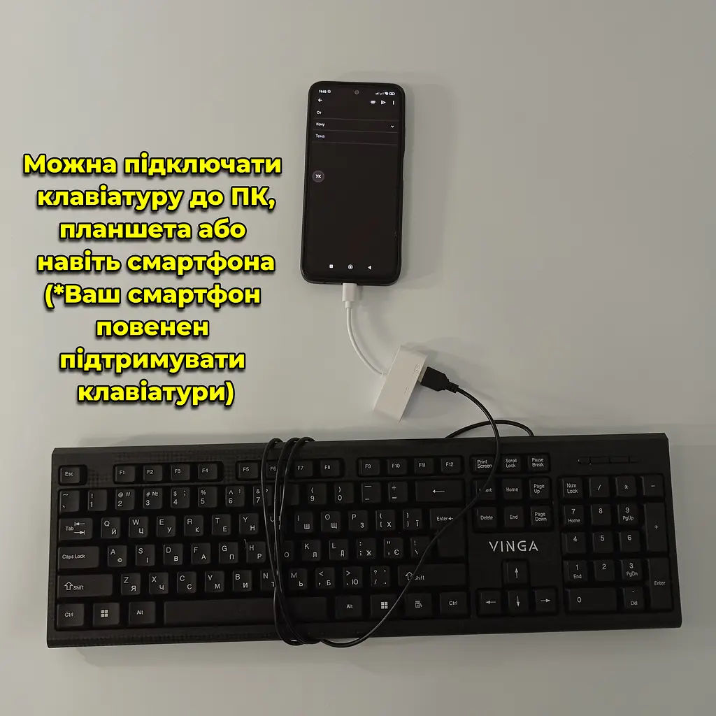 Кардридер/перехідник з Type-C на USB (1 x USB, 1 x microSD, 1 x SD/SDHC/SDXC). Для флешок та інших пристроїв - фото 15