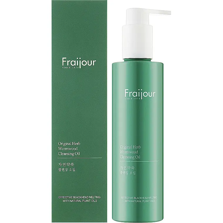 Гідрофільна олія для обличчя Fraijour Original Herb Wormwood Cleansing Oil 210 мл - фото 2