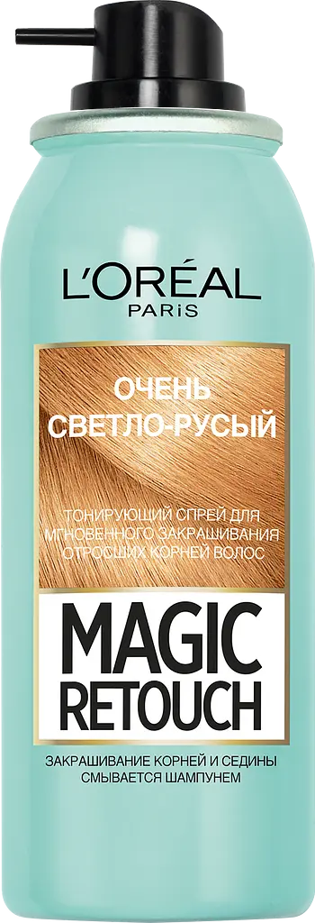 Тонуючий спрей для волосся L'Oreal Paris Magic Retouch, відтінок 09 (дуже світло-русявий), 75 мл - фото 3