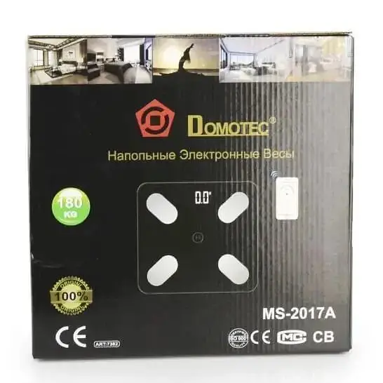  Умные напольные весы 2017A с приложением на телефон до 180 кг с Bluetooth подключением  - фото 4