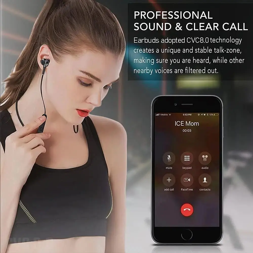 Бездротові навушники Deep Bass Bluetooth з мікрофоном та шумозаглушенням - фото 4