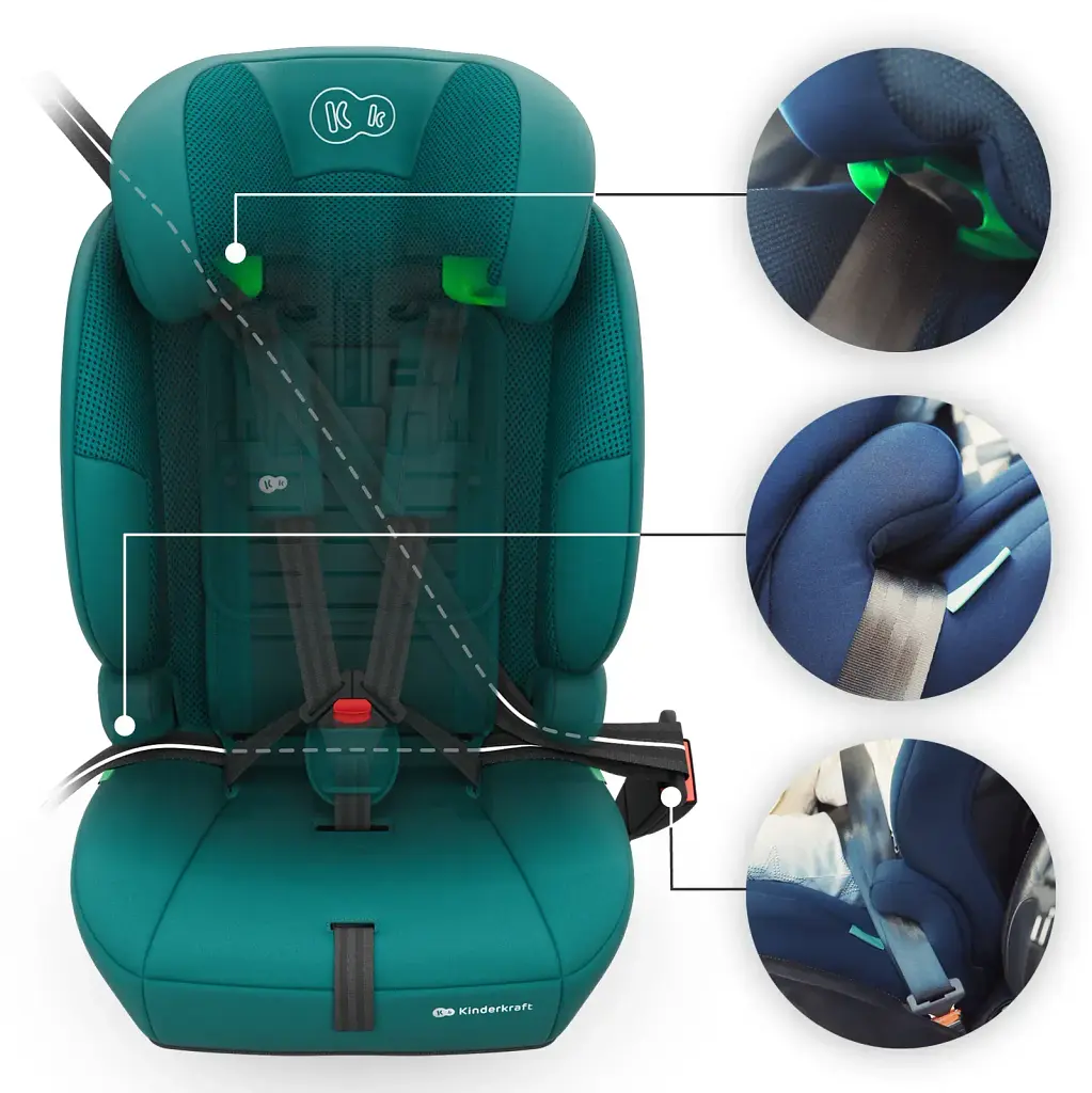 Автокрісло Kinderkraft Comfort Up 2 Plus i-Size Green (KCCOUP02GREPL00) - фото 8