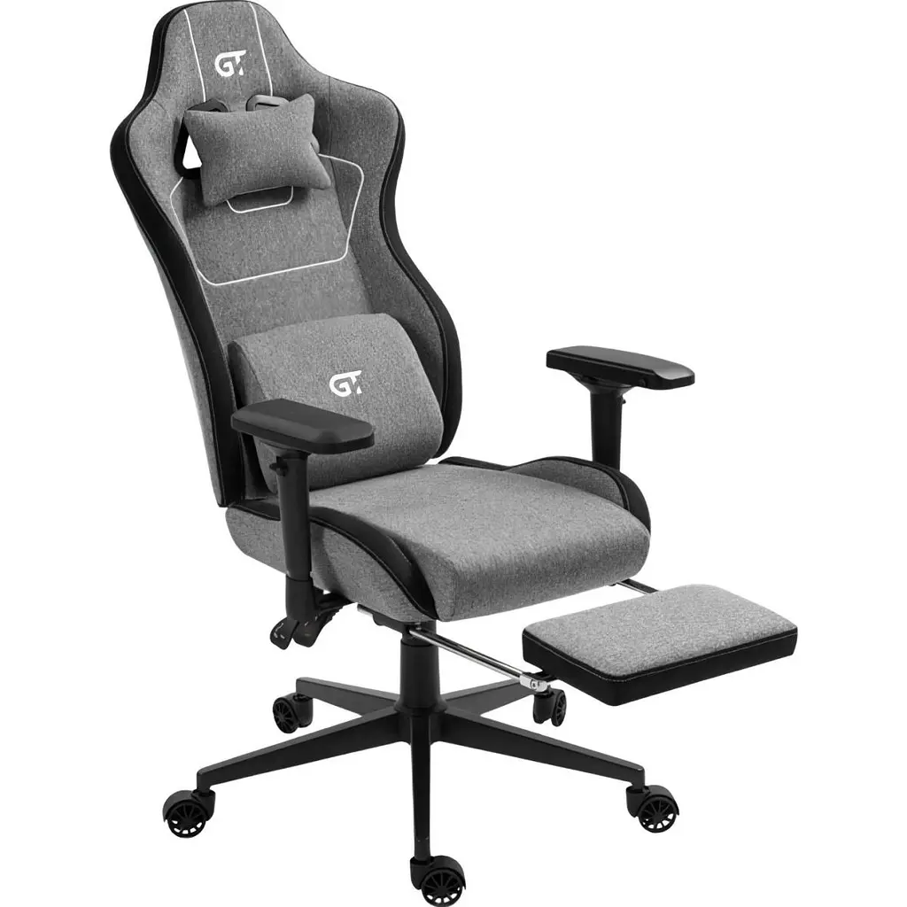 Геймерське крісло GT Racer X-2305 Fabric Gray/Black [122599] - фото 7