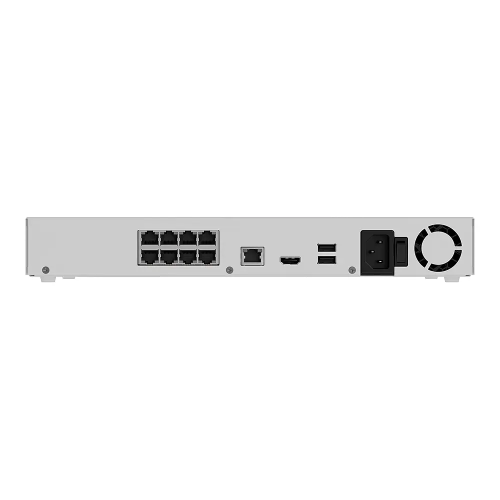 IP-відеореєстратор 8-канальний 12Mp Ajax NVR H2D8PAC (8-ch) White з 8 портами PoE (26-00727) - фото 4