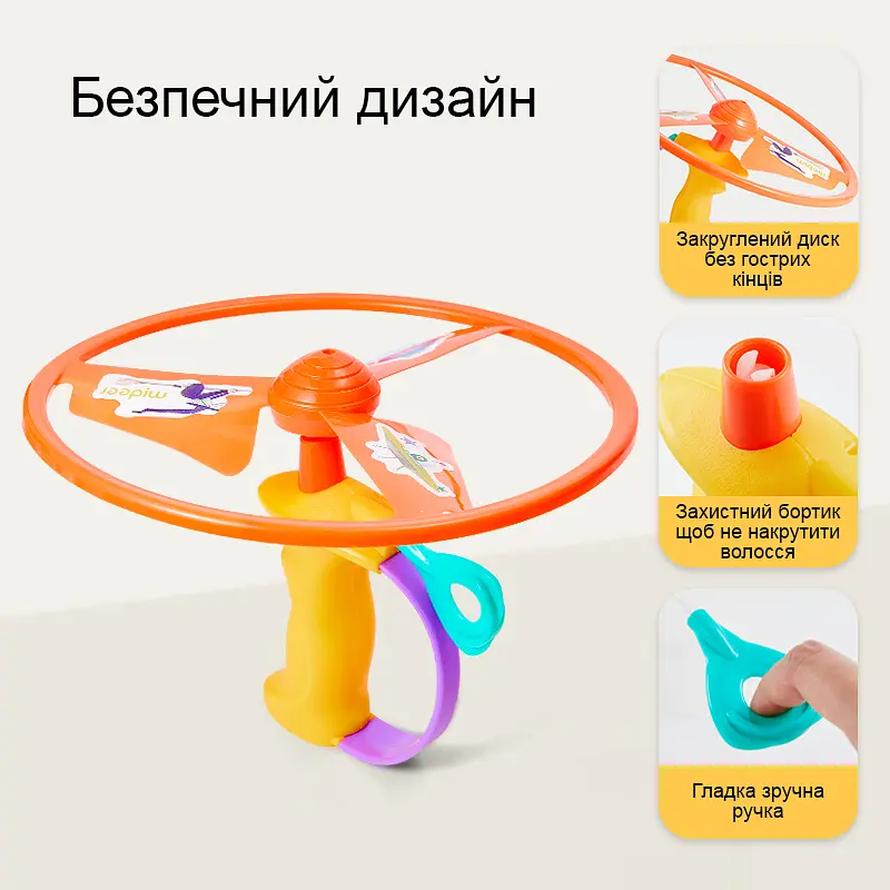 Игровой набор Mideer Летающий винт с тяговой струной (MD1536) - фото 2