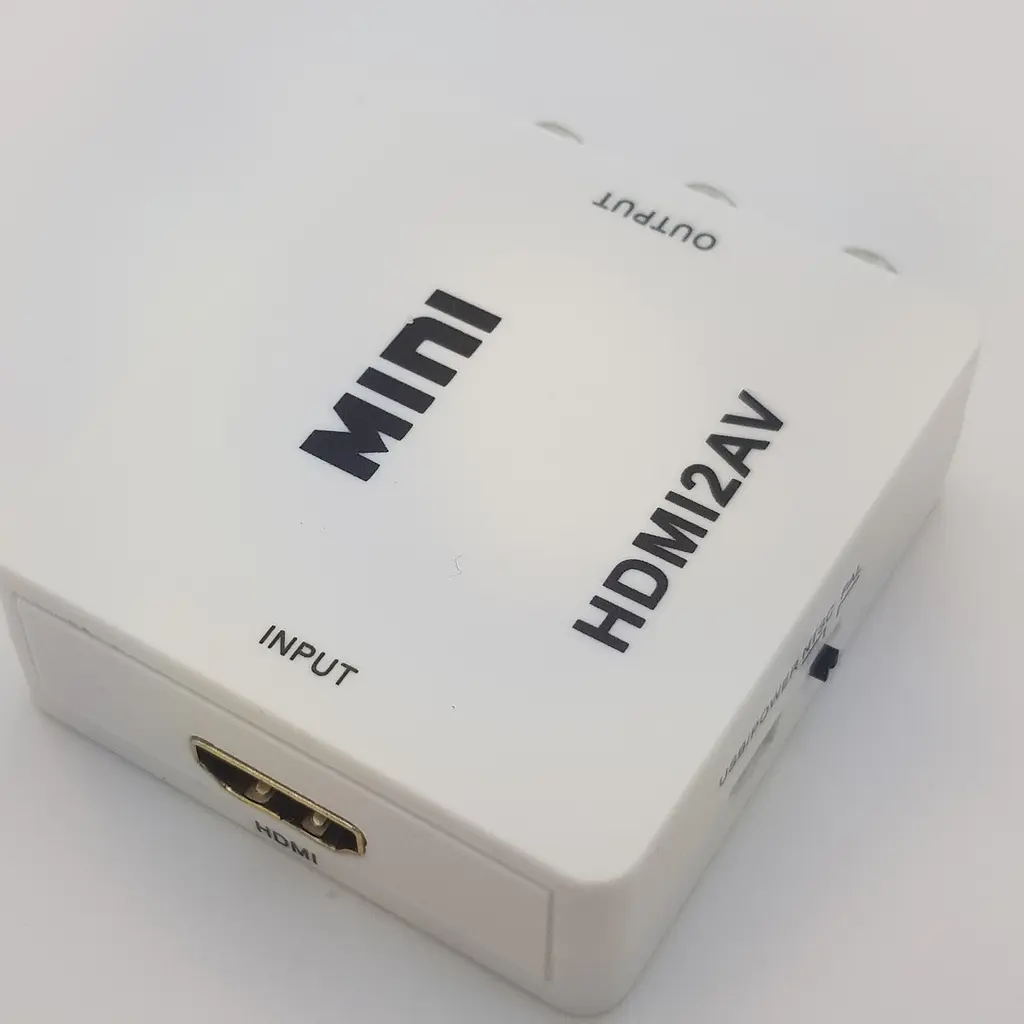 Конвертер адаптер з HDMI на AV тюльпани RCA перехідник перетворювач 1080P відео та аудіо UKC білий - фото 6