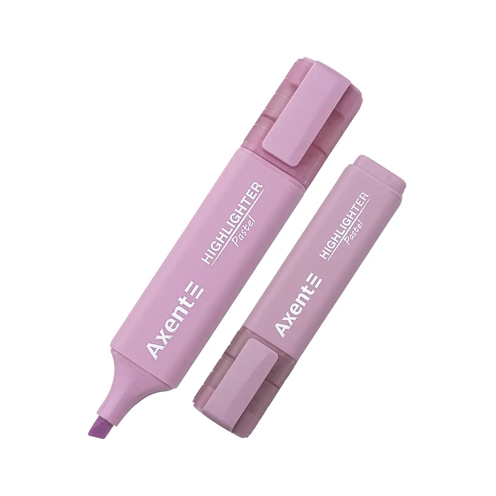 Маркер Axent Highlighter 2537-A, 1-5 мм клиноп. пастель лавандовий (2537-36-A)