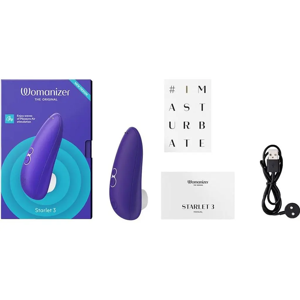 Вакуумний стимулятор Womanizer Starlet 3 Violet (SO8741) [108459] - фото 4