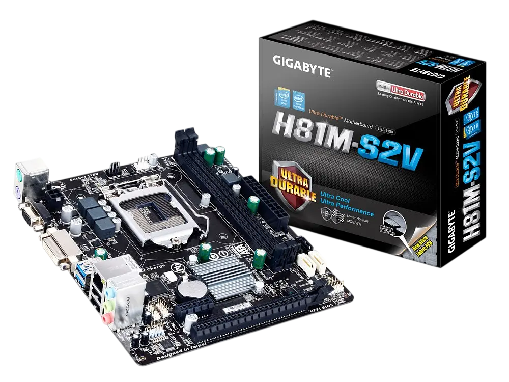 Материнська плата Gigabyte GA-H81M-S2V LGA 1150 (GA-H81M-S2V) Б/В - фото 4