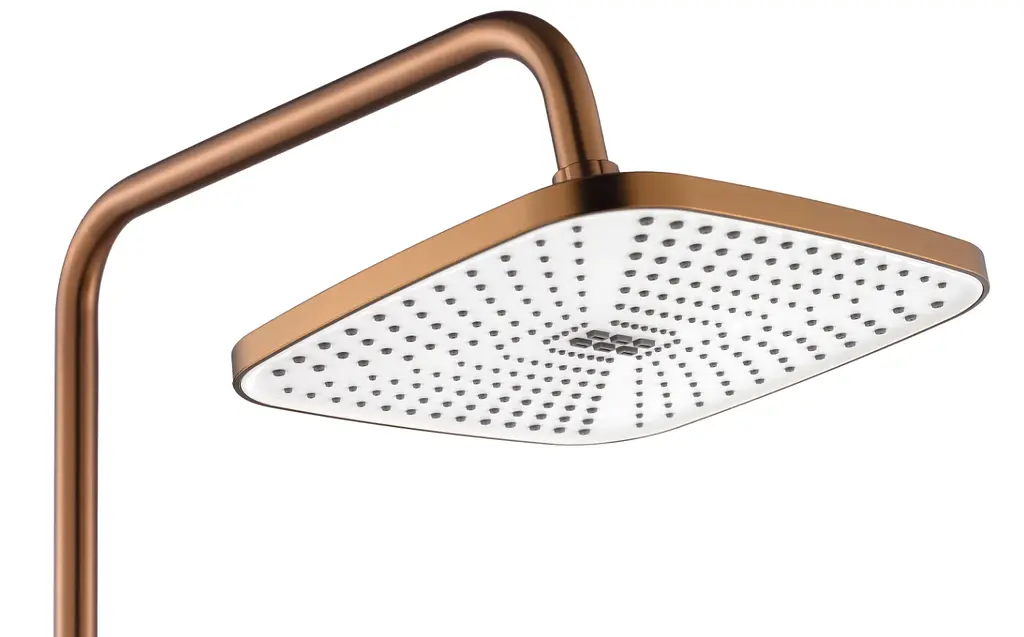 Душова система з виливом Rea Argus brushed copper REA-P3001 - фото 3