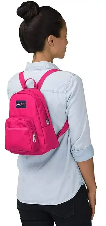 Рюкзак маленький молодіжний Jansport Half Pint JS00TDH669J 10L Малиновий - фото 6