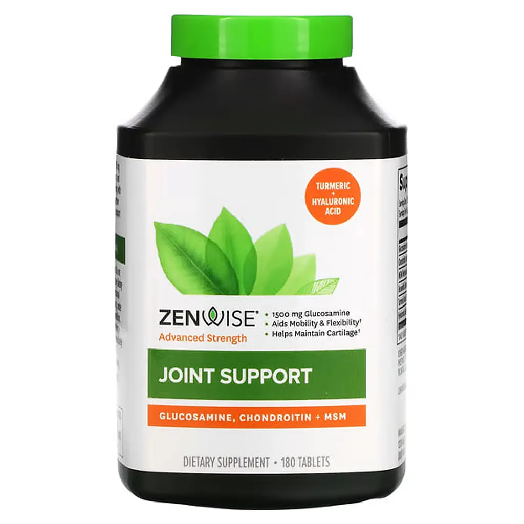 Підтримка суглобів, Joint Support, підвищена сила, 180 таблеток Zenwise Health vit0003163