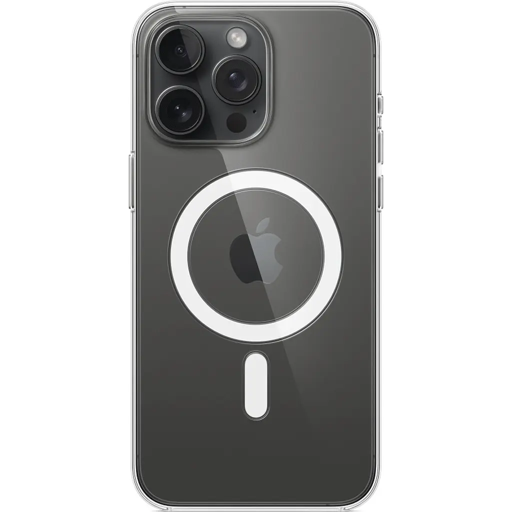 Чохол Clear Case with MagSafe для Apple iPhone 15 Pro Max Transparent AAA [92699] - фото 3