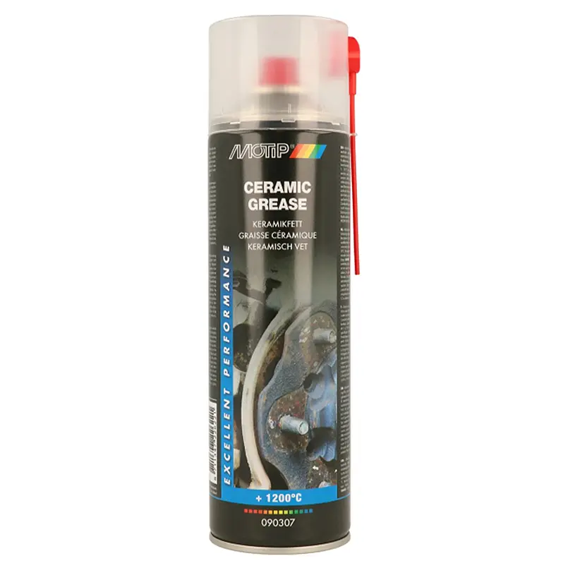 Змазка багатофункціональна Motip Ceramic Grease керамічна термостійка біла аерозоль 500мл(090307BS)