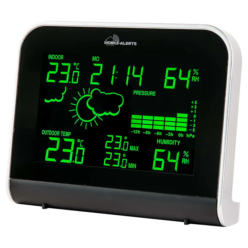 Метеостанція Technoline Mobile Alerts MA10920 IT Black/Silver (MA10920), Чорний - фото 3