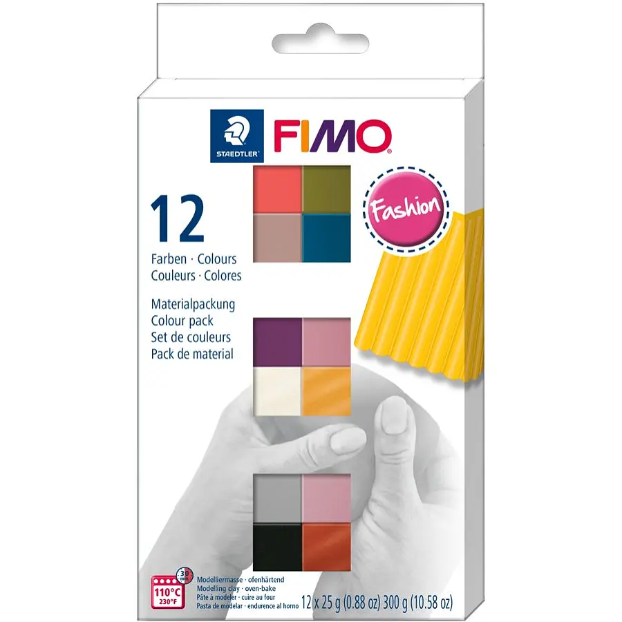 Набір пластики “Fashion Colours“ 12х25 г Fimo (4007817053447)