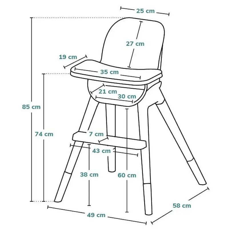 Стільчик для годування Lionelo Koen Beige Sand (LO-KOEN BEIGE SAND) - фото 13