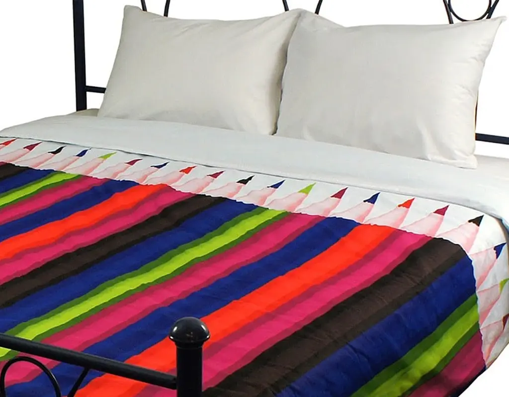 Комплект постільної білизни Руно Pencils двоспальний сатин набивний різнобарвний (655.137К_Pencils) - фото 2