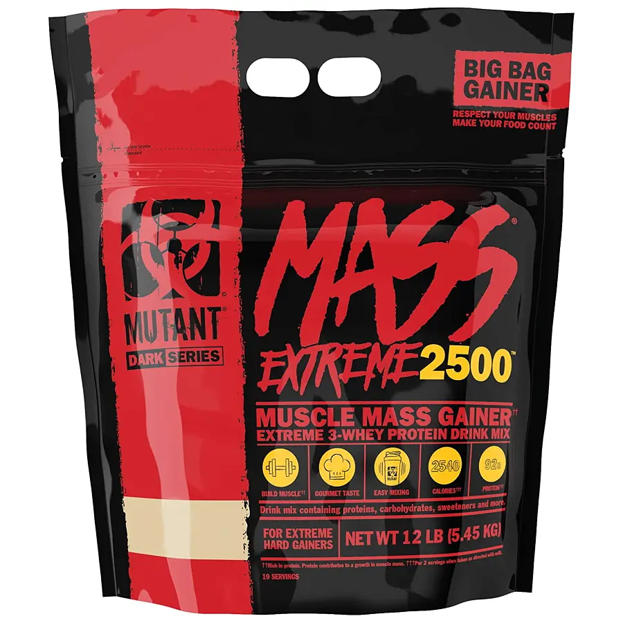 Гейнер Mutant Mass xXxtreme 2500, 5 кг - Ваніль