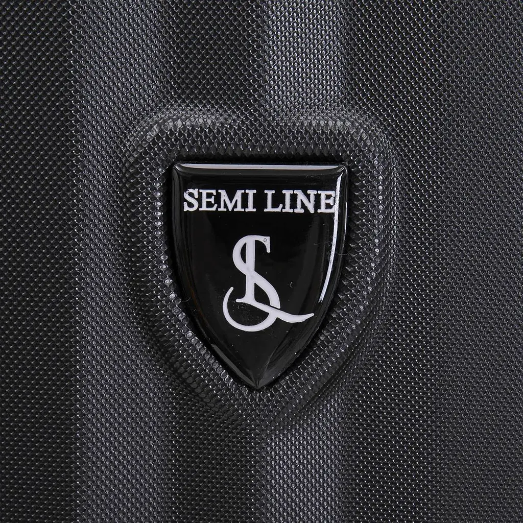 Валіза Semi Line 24" M Black (T5854-2) - фото 7