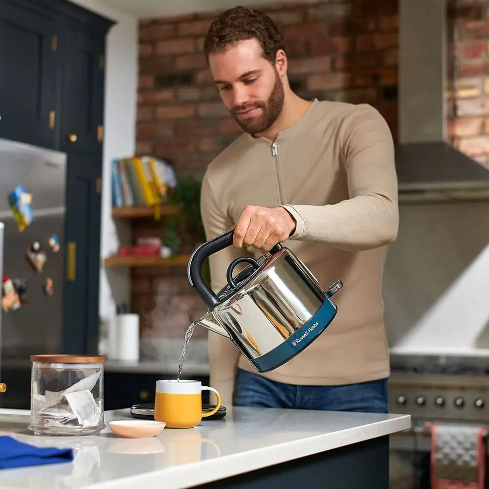 Електрочайник Russell Hobbs Distinctions Black 1.5 л сріблясто-синій (26421-70) - фото 12