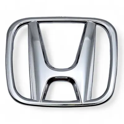 Емблема решітки задня Honda Хром 85х71 мм Пластик на скотчі (Завод) - фото 5